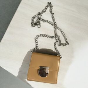 Salvatore Ferragamo Patent Leather Trifold Wallet